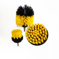 Medium duty drill cleaning brush set